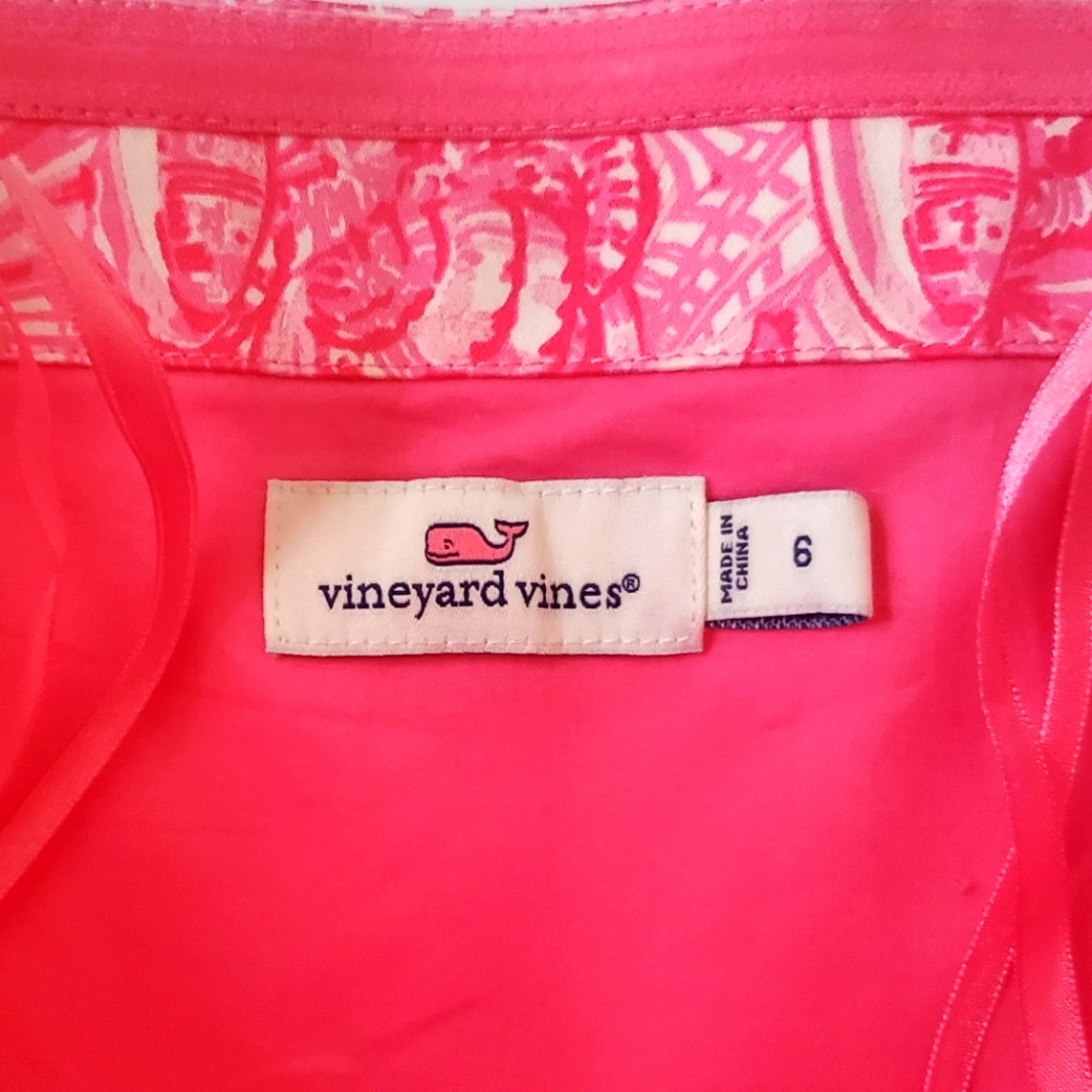 VINEYARD VINES Strapless Shell Pattern Mini Dress - image 5